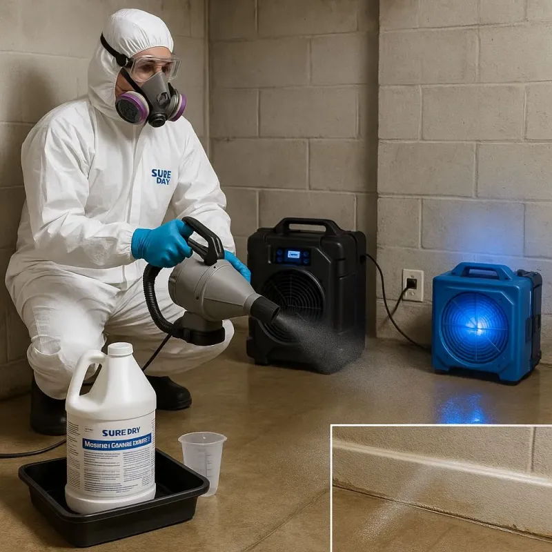 Sanitization and Odor Removal process in Woxall, PA